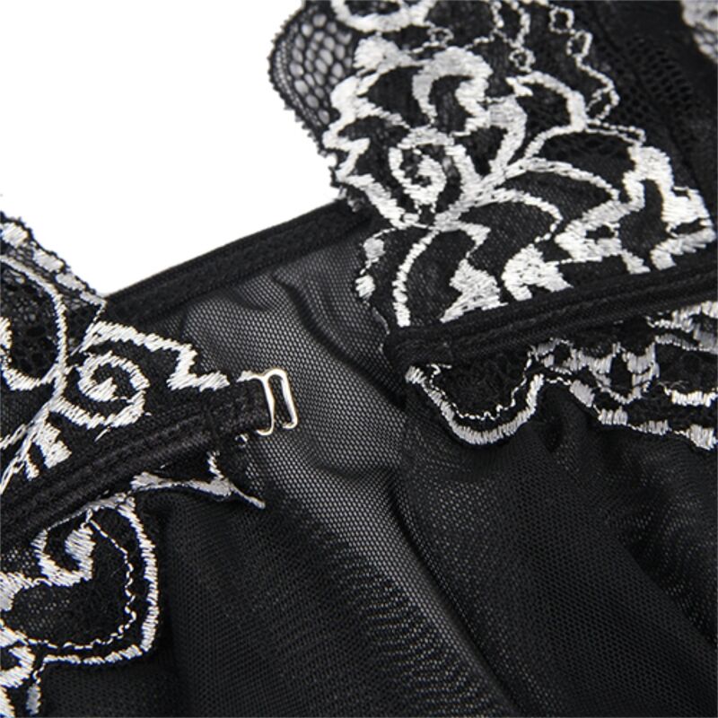 Babydoll-Tela-Tul-Pecho-Encaje-S/M