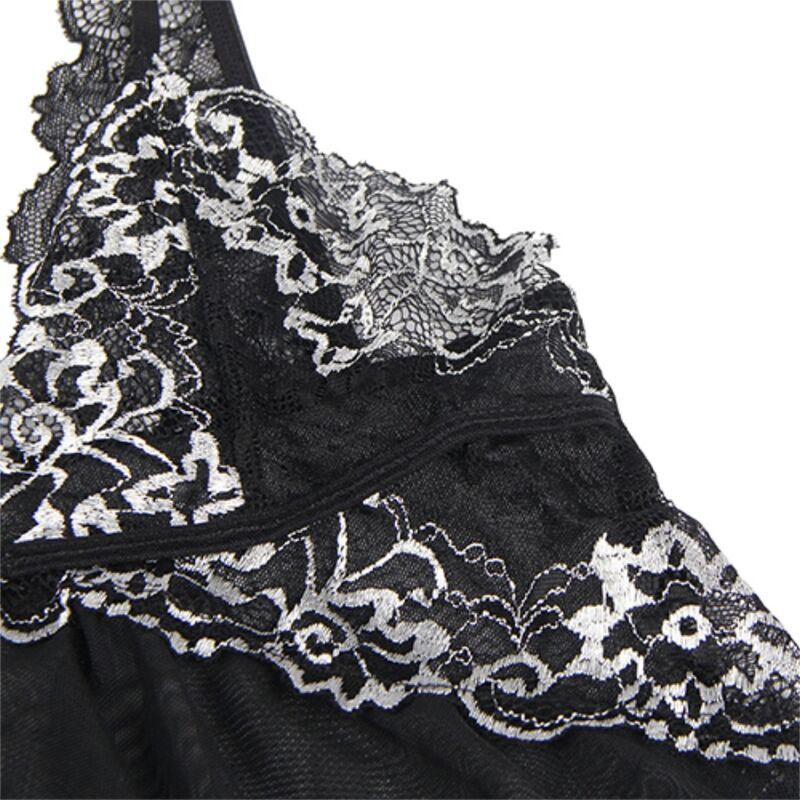 Babydoll-Tela-Tul-Pecho-Encaje-S/M