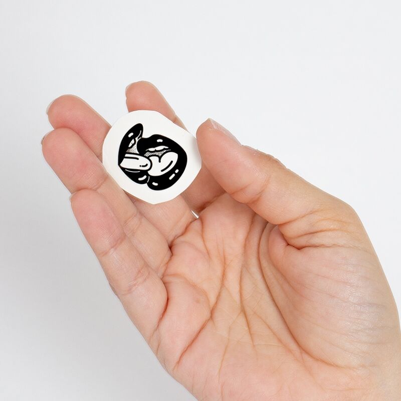 Packung mit 10 temporären Tattoos aus der Spicy Collection