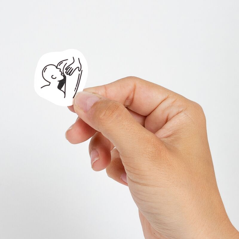 SECRET PLAY - SET MIT 10 AUSGEFALLENEN TEMPORÄREN TATTOOS