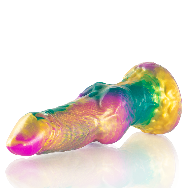 EPISCH - IRIS DILDO MIT REGENBOGEN-HODEN DER VERGNÜGUNG