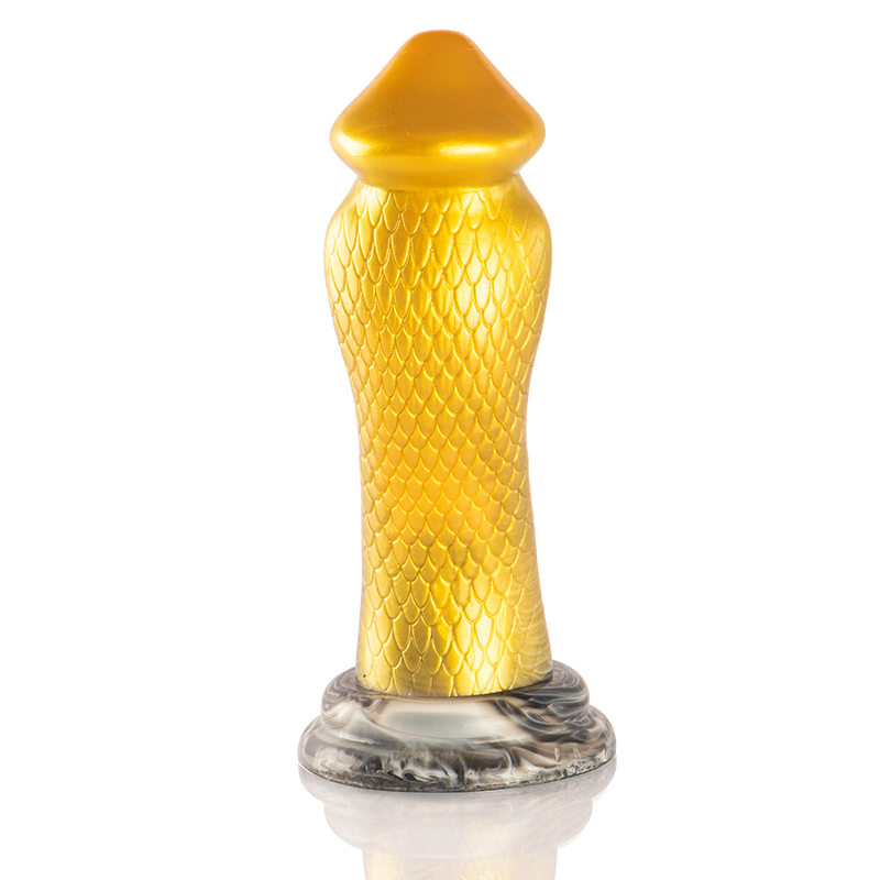 EPISCH - GELBER DRAKON COBRA DILDO