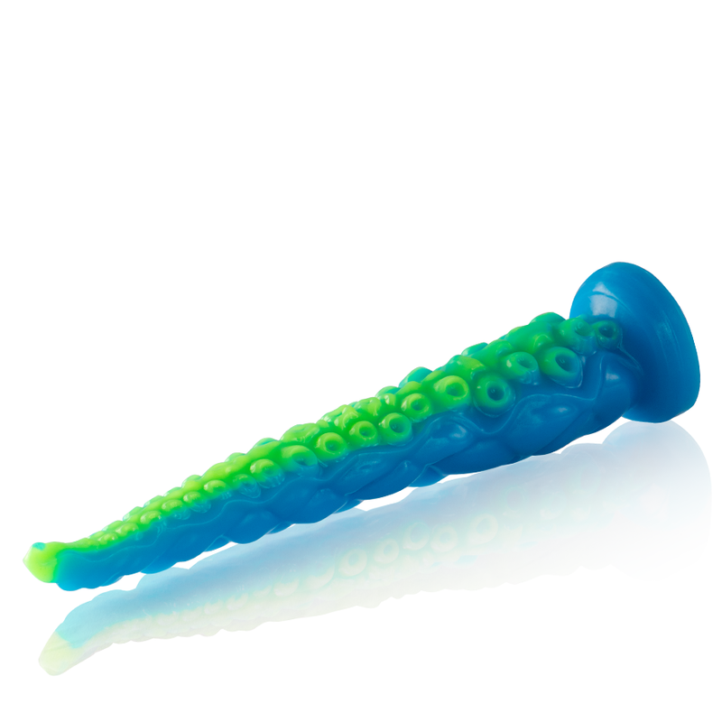 Scylla Großer fluoreszierender schlanker Tentakeldildo