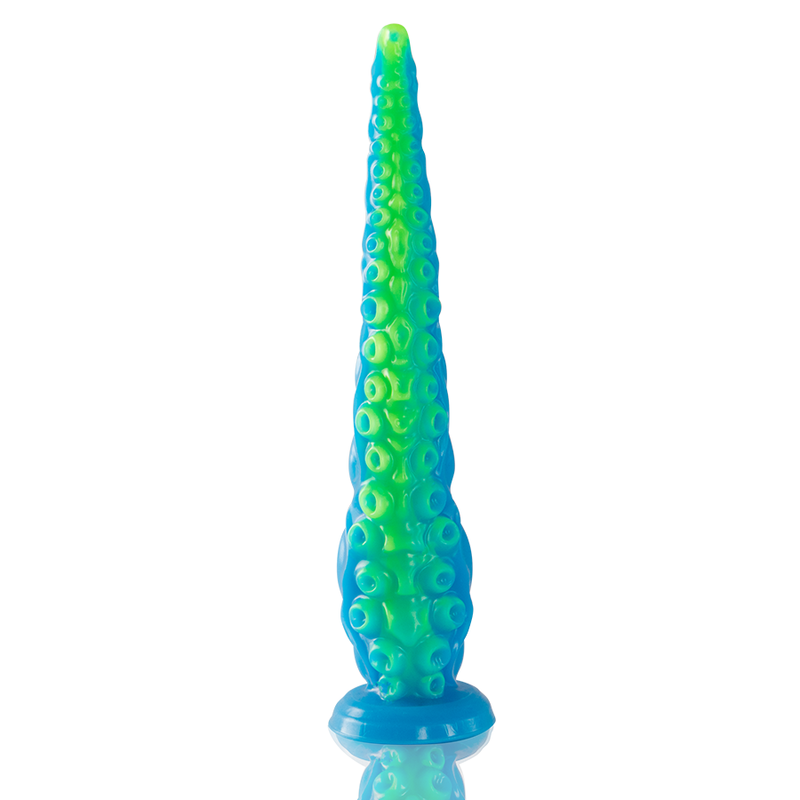 Scylla Großer fluoreszierender schlanker Tentakeldildo