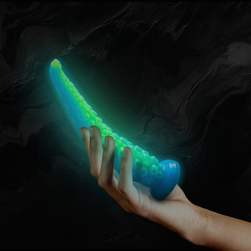 Scylla fluoreszierender dünner Tentakeldildo, kleine Größe
