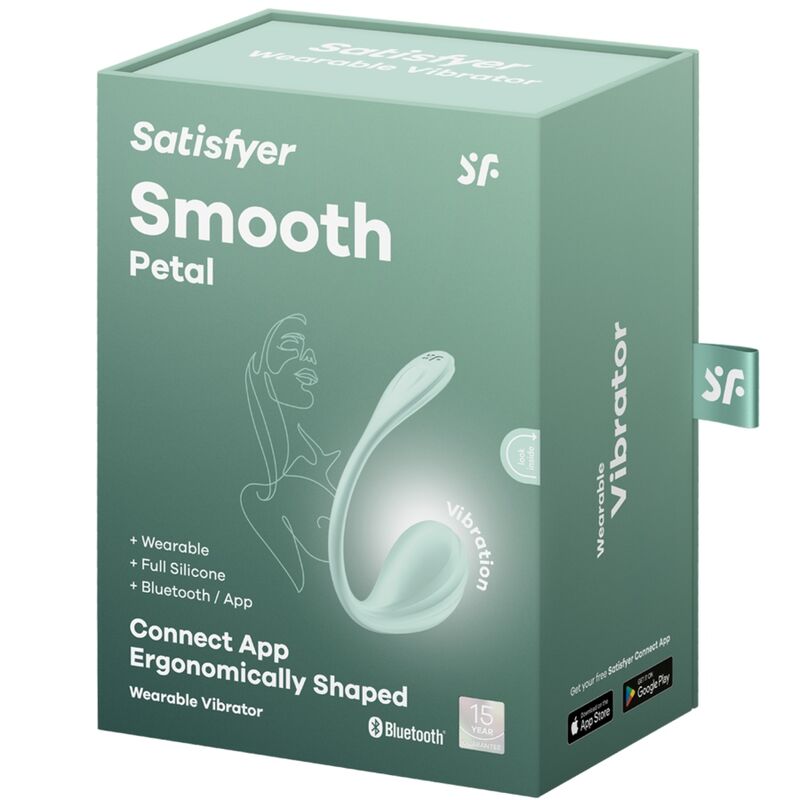 Kostenlose App Smooth Petal G-Punkt-Stimulator Wassergrün
