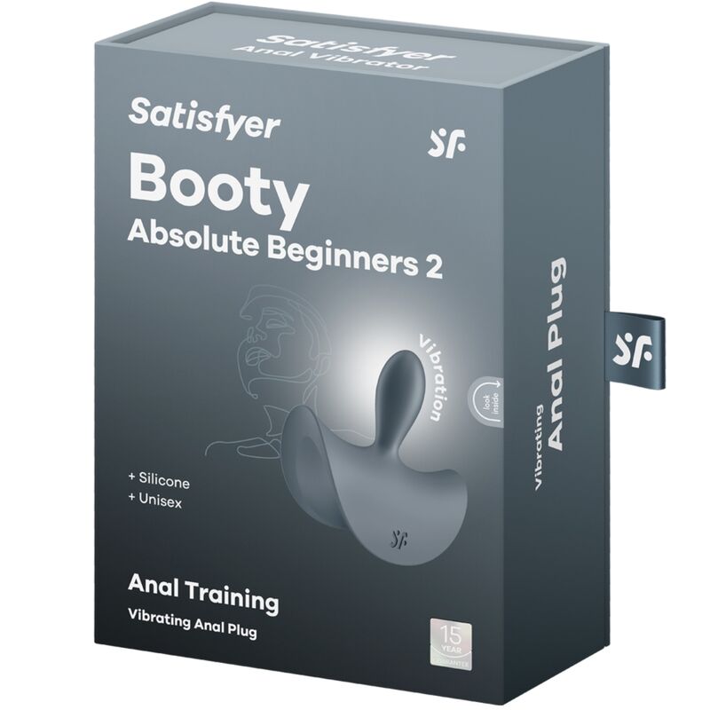 SATISFYER - BOOTY ABSOLUTE BEGINNERS 2 ANALVIBRATOR-PLUG UNISEX SCHWARZ