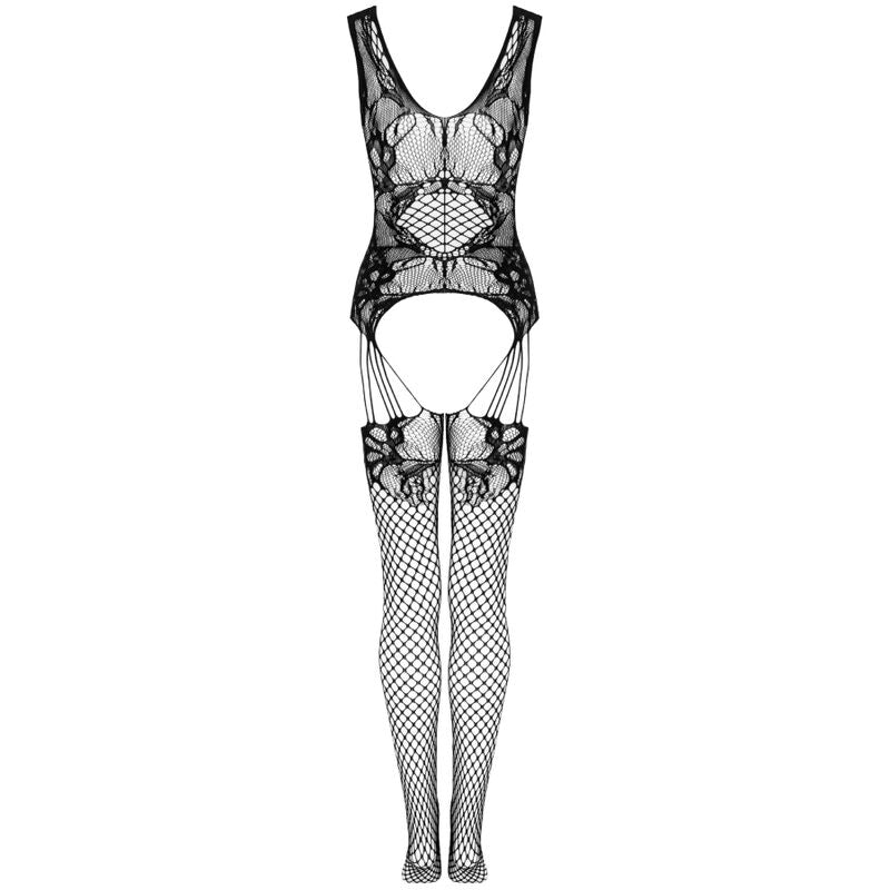 Julove schwarzer Bodystocking, Einheitsgröße