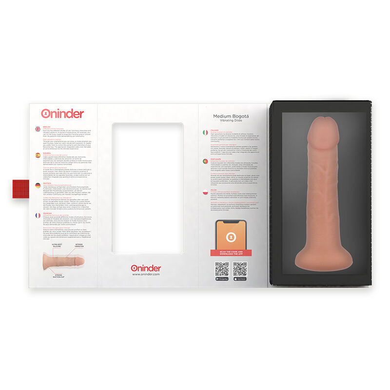 Bogota Medium 9 Speed ​​Natural Dildo Vibrator 20 cm -o- 4,2 cm - Kostenlose App