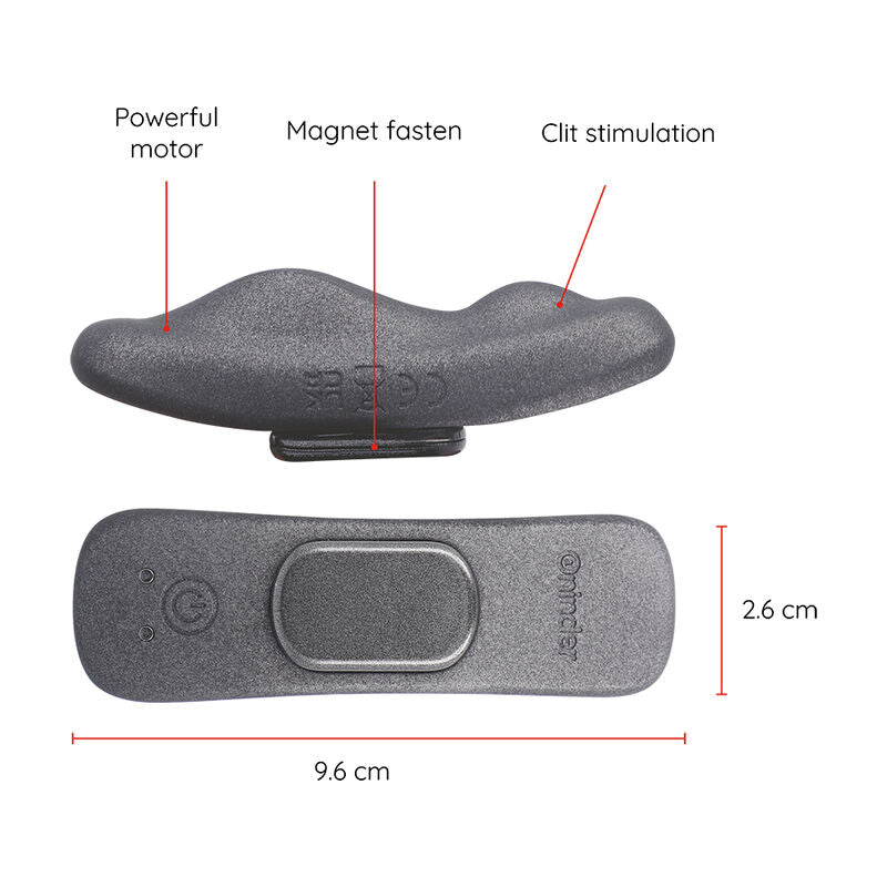 ONINDER – Wiederaufladbarer Manila-Panty-Vibrator, 9 Geschwindigkeiten, 9,6 cm x 2,6 cm – Kostenlose App