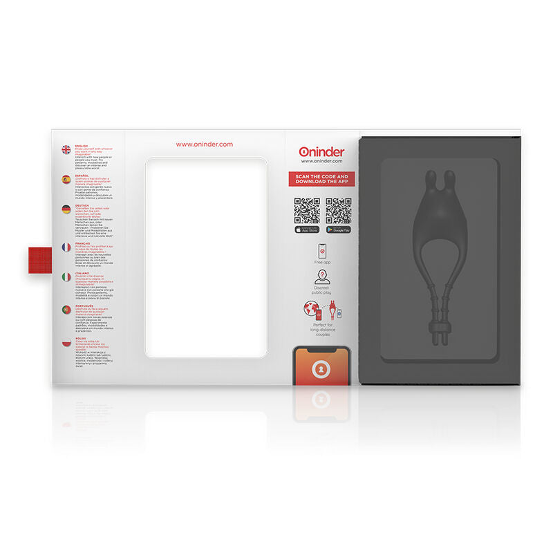 Pampa wiederaufladbarer, verstellbarer Vibrationsring mit Klitorisstimulator mit 10 Geschwindigkeiten – kostenlose App