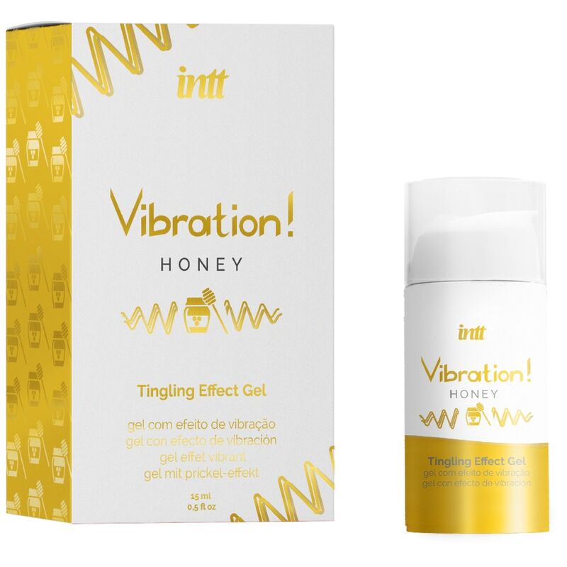 INTT – Leistungsstarkes Honig-Vibrationsgel, Intimstimulator, 15 ml
