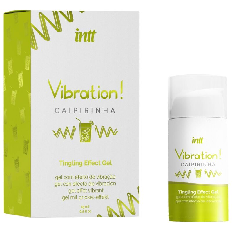 INTT - CAIPIRINHA FLÜSSIGES VIBRATOR-GEL, LEISTUNGSSTARKES INTIM-STIMULANT 15 ML