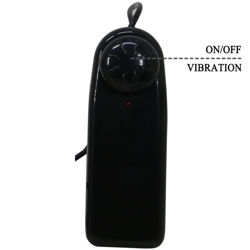 Marion Universal-Harness-Slip mit vibrierendem Dildo 19 cm braun