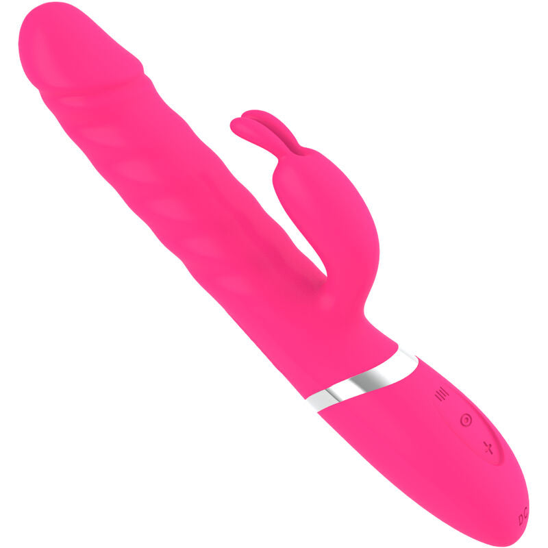Nasty Fuchsia Rabbit Vibrator-Dildo