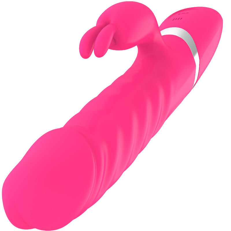 Nasty Fuchsia Rabbit Vibrator-Dildo