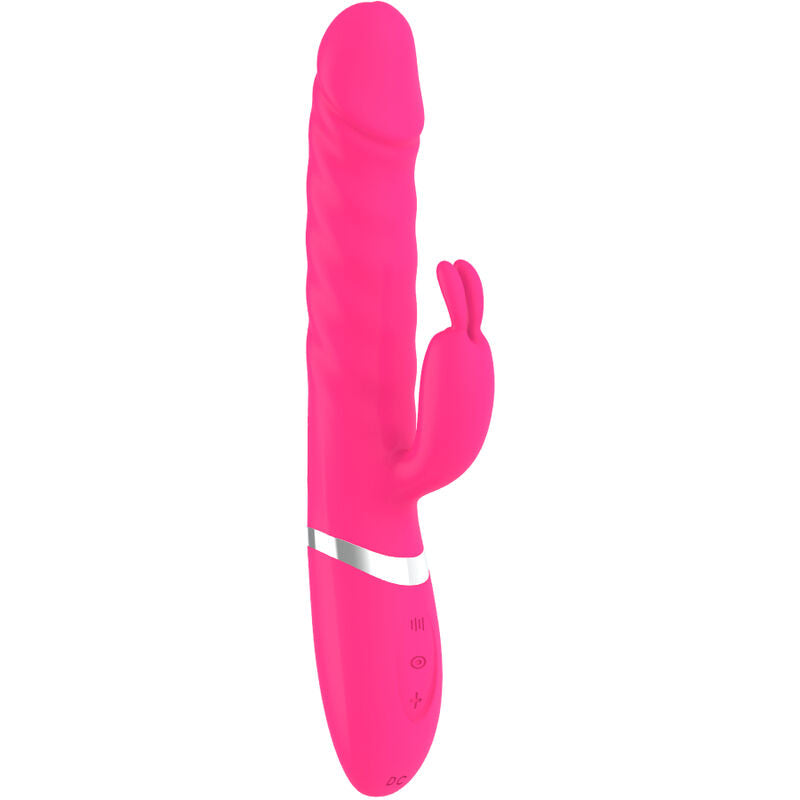 Nasty Fuchsia Rabbit Vibrator-Dildo