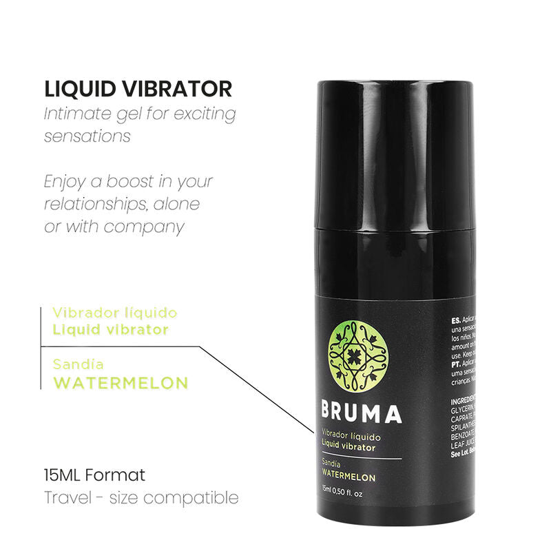 BRUMA – Ultra-Schlankheits-Flüssigkeitsvibrator Wassermelone 15 ml