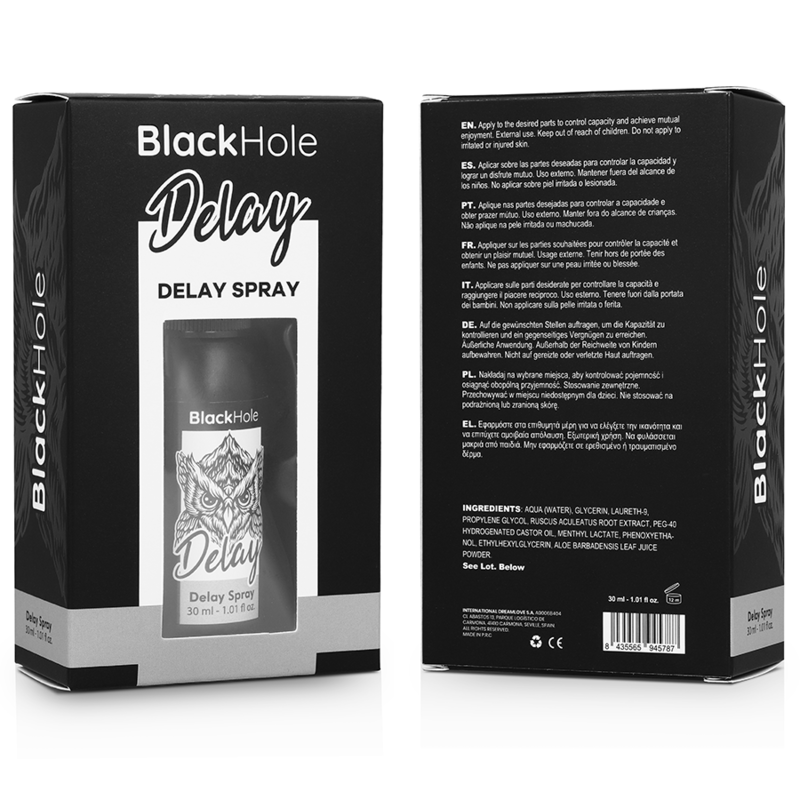BLACK HOLE - STUDY FORTE 30ML VERZÖGERUNGSSPRAY