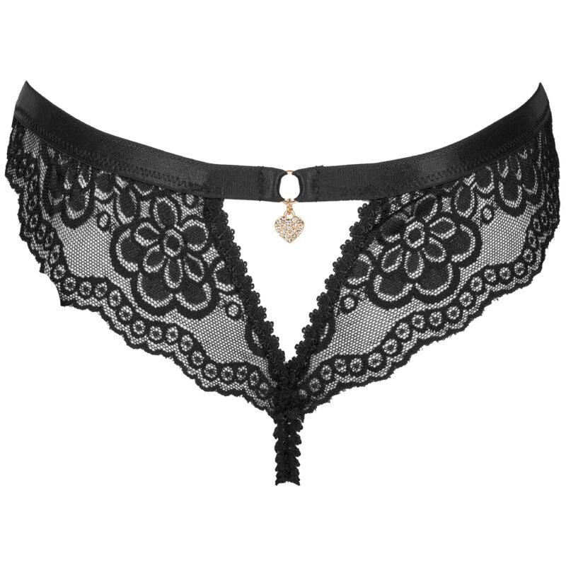 LIVCO CORSETTI FASHION - OKSURIN SCHWARZE PANTIES OHNE SCHRITT
