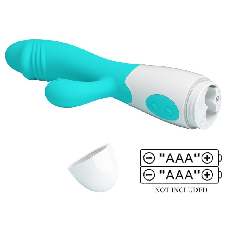 Aquagrüner, spritziger G-Punkt-Vibrator