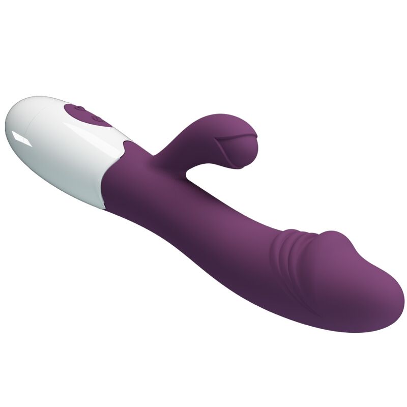 Lilafarbener, spritziger G-Punkt-Vibrator