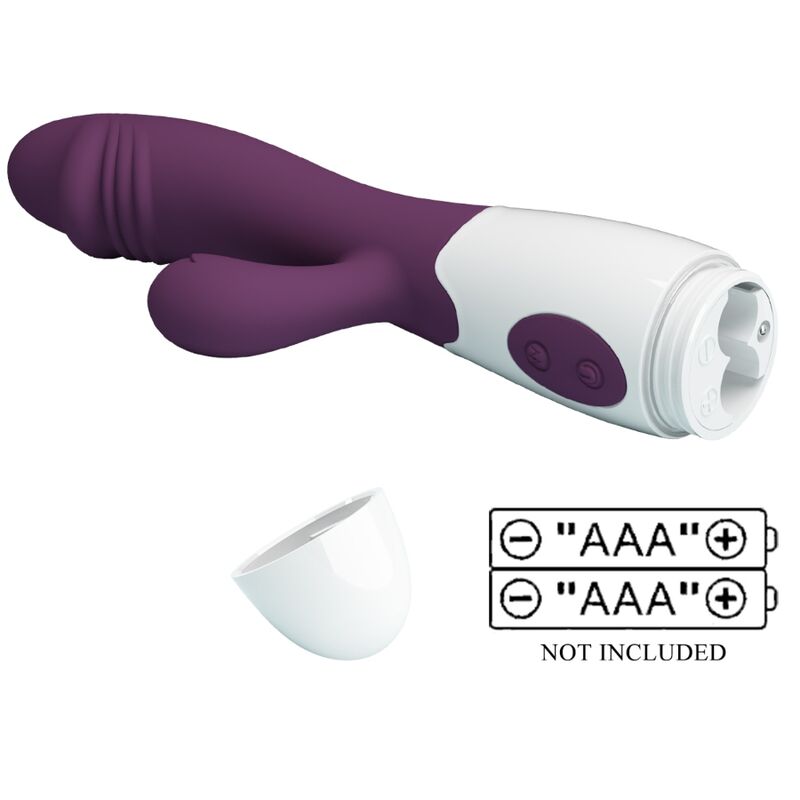 Lilafarbener, spritziger G-Punkt-Vibrator
