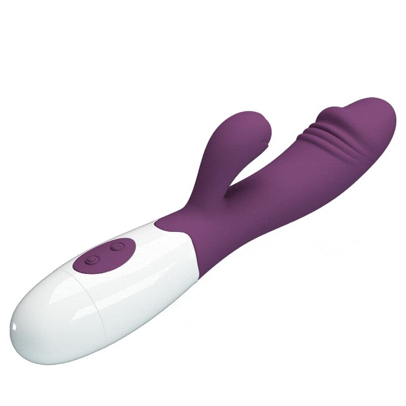 Lilafarbener, spritziger G-Punkt-Vibrator