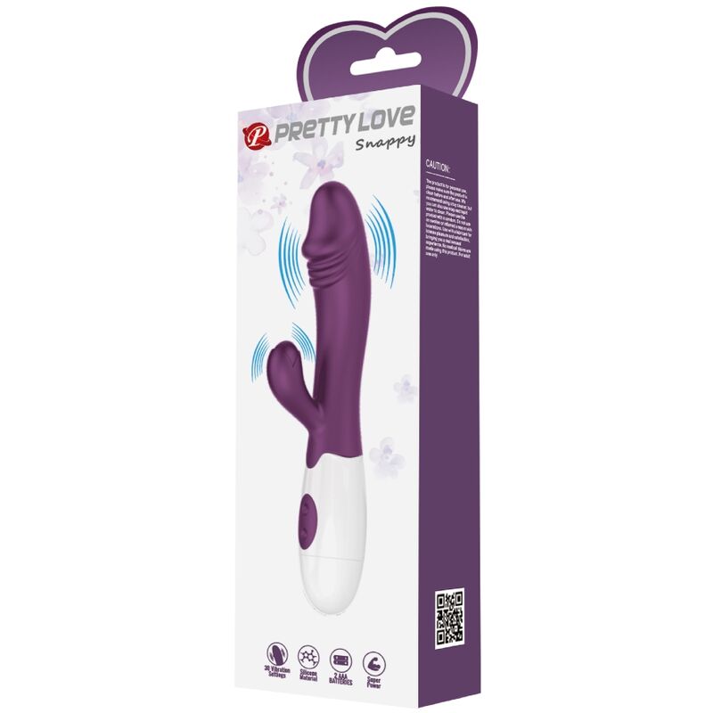 Lilafarbener, spritziger G-Punkt-Vibrator