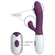 Lilafarbener, spritziger G-Punkt-Vibrator