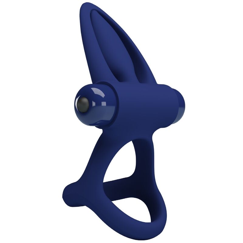 PRETTY LOVE - DOPPELRINGMATTE MIT VIBRATION &amp; BLAUEM STIMULATOR