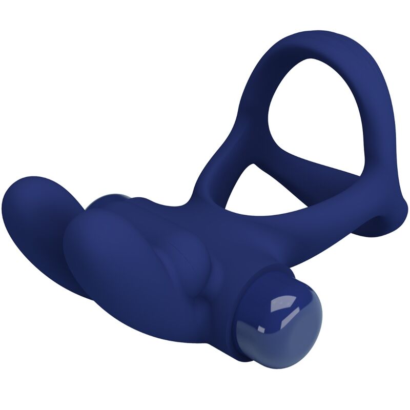 Francisco doppelt vibrierender Rabbit-Ring blau