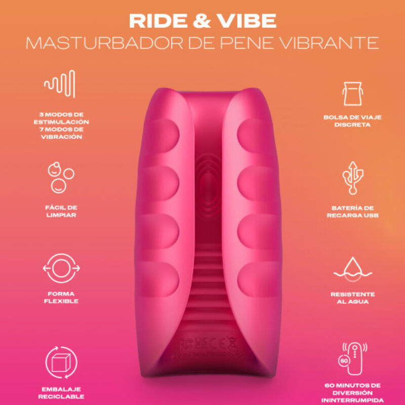 Masturbator-Vibrator-Spielzeug Ride &amp; Vibe