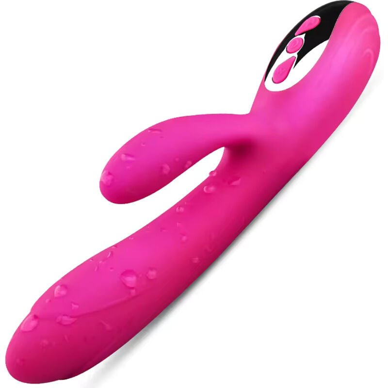 Flexibler Vibrator &amp; Stimulator mit fuchsiafarbenem Wärmeeffekt
