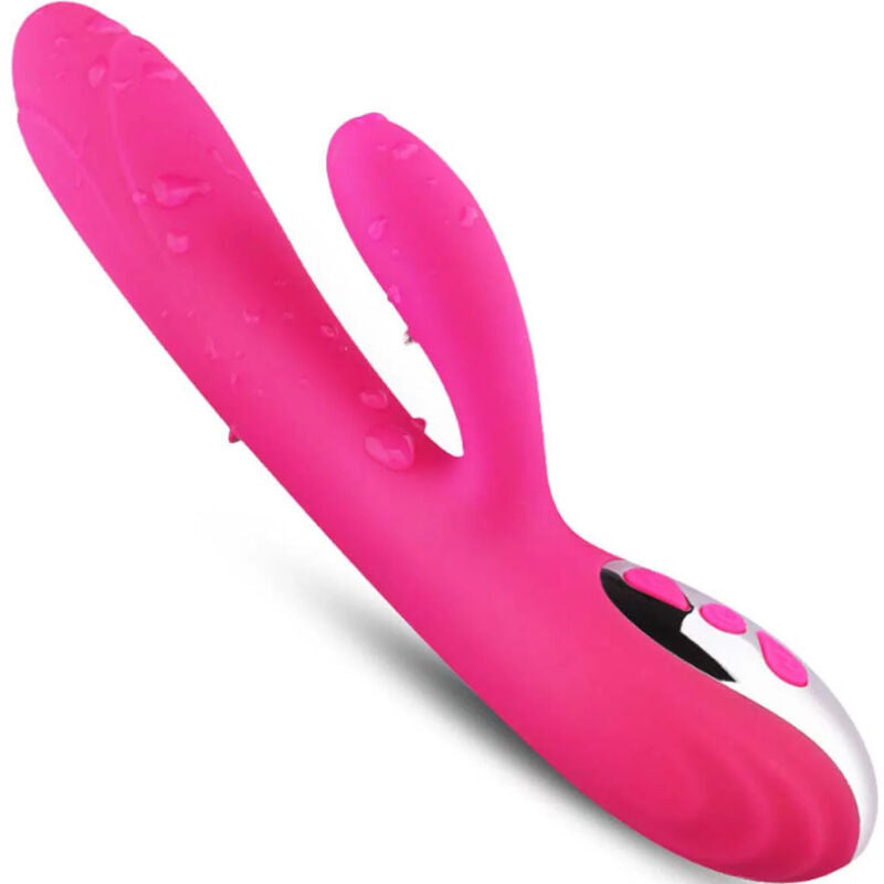 Flexibler Vibrator &amp; Stimulator mit fuchsiafarbenem Wärmeeffekt