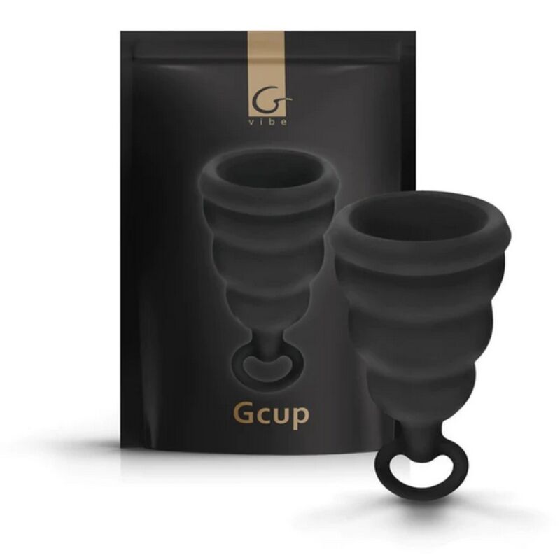 G-VIBE - GCUP Schwarze Menstruationstasse