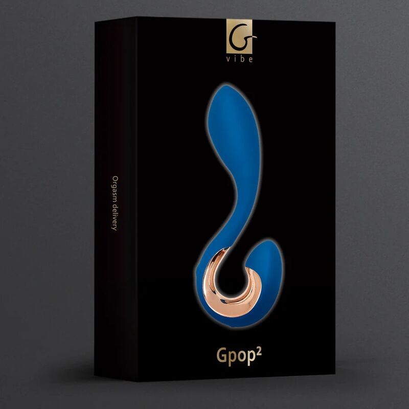 Gpop 2 G- und P-Vibrator indigoblauer Punkt