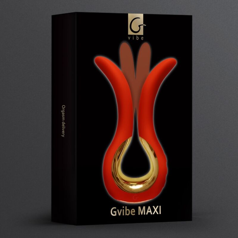 Gvibe Maxi-Vibrator mit zwei flexiblen Spitzen Koralle