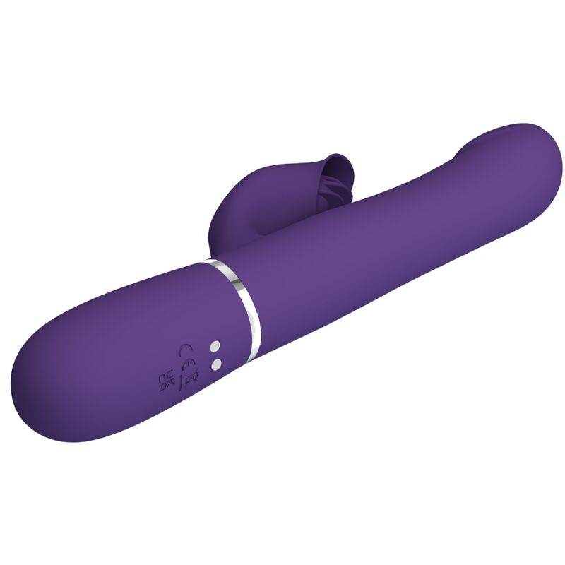 Zalin 4 in 1 Rabbit Vibrator Perlen Lila