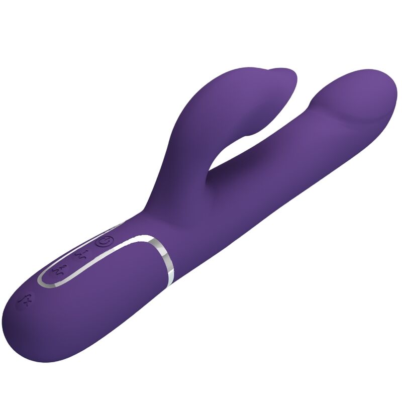Zalin 4 in 1 Rabbit Vibrator Perlen Lila