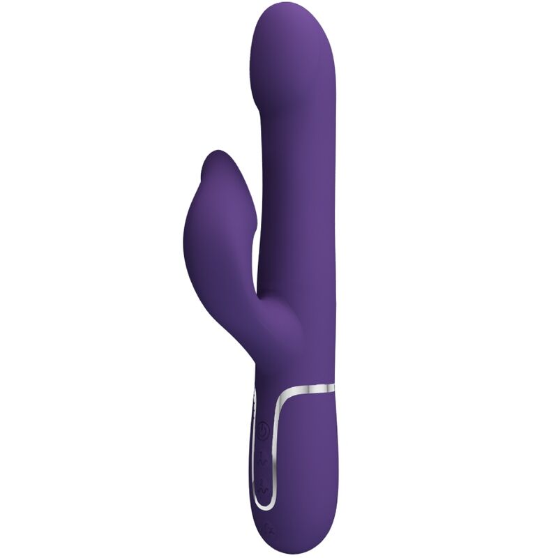 Zalin 4 in 1 Rabbit Vibrator Perlen Lila