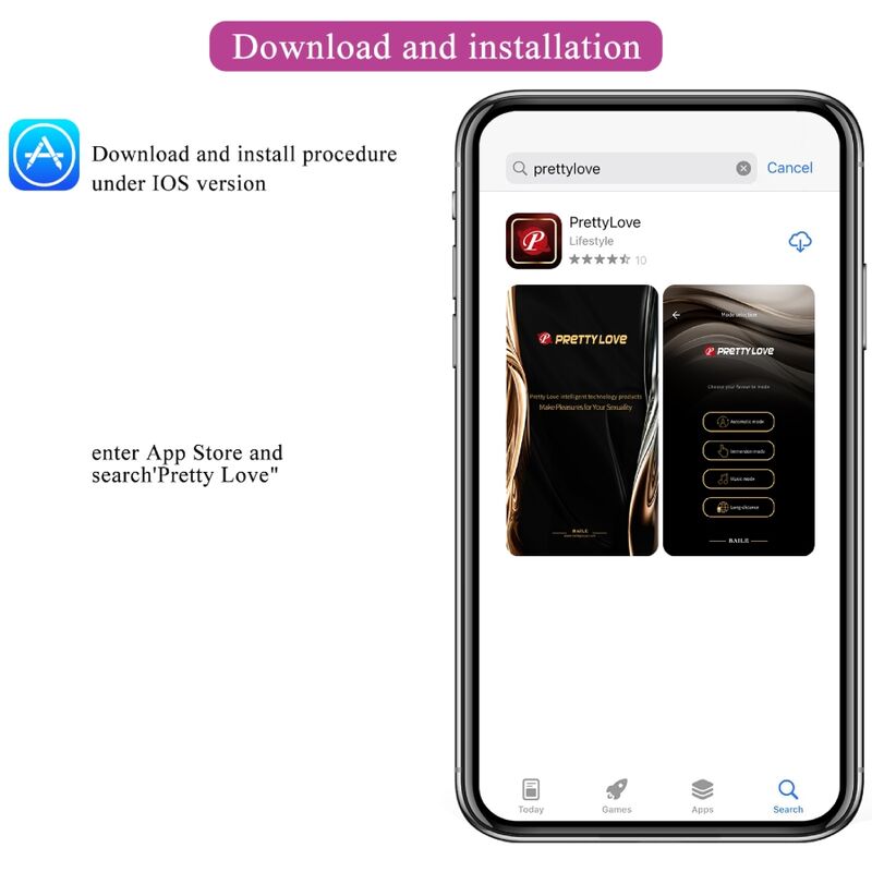 Hector Elektroschockvibrator, kostenlose App, lila