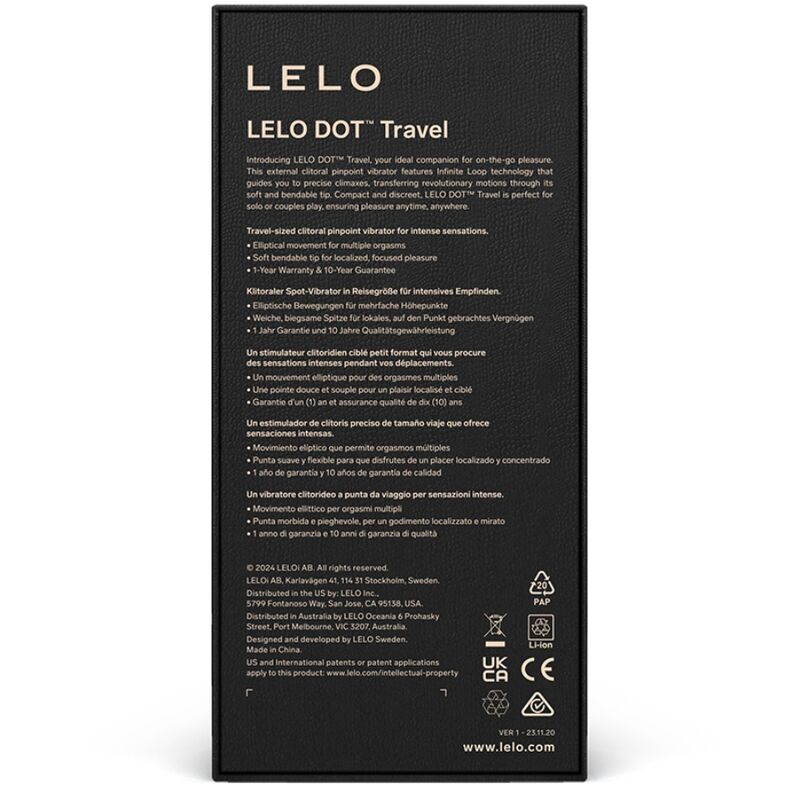 LELO - DOT TRAVEL LILA KLITORISSTIMULATOR