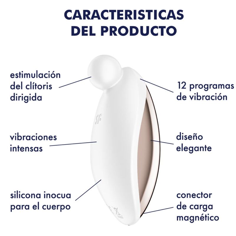 Stimulateur Clitoridien Spot On 2 Pointe Précise 12 Modes IPX7 - Satisfyer