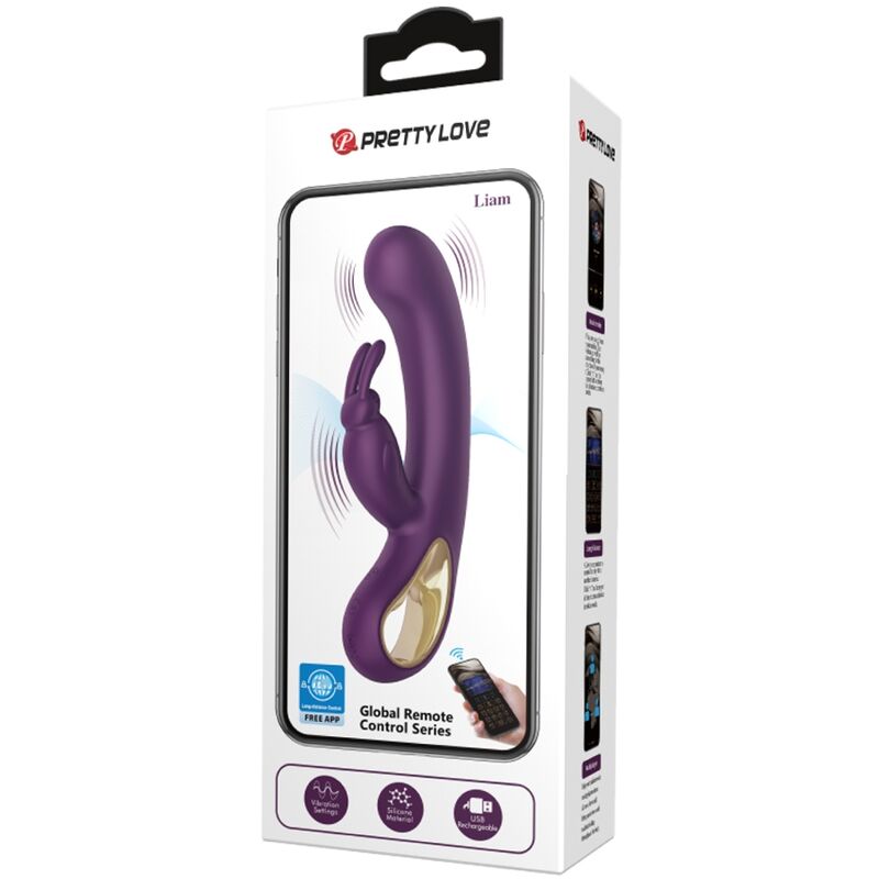 Liam Purple Rabbit Vibrator und G-Punkt-Stimulator
