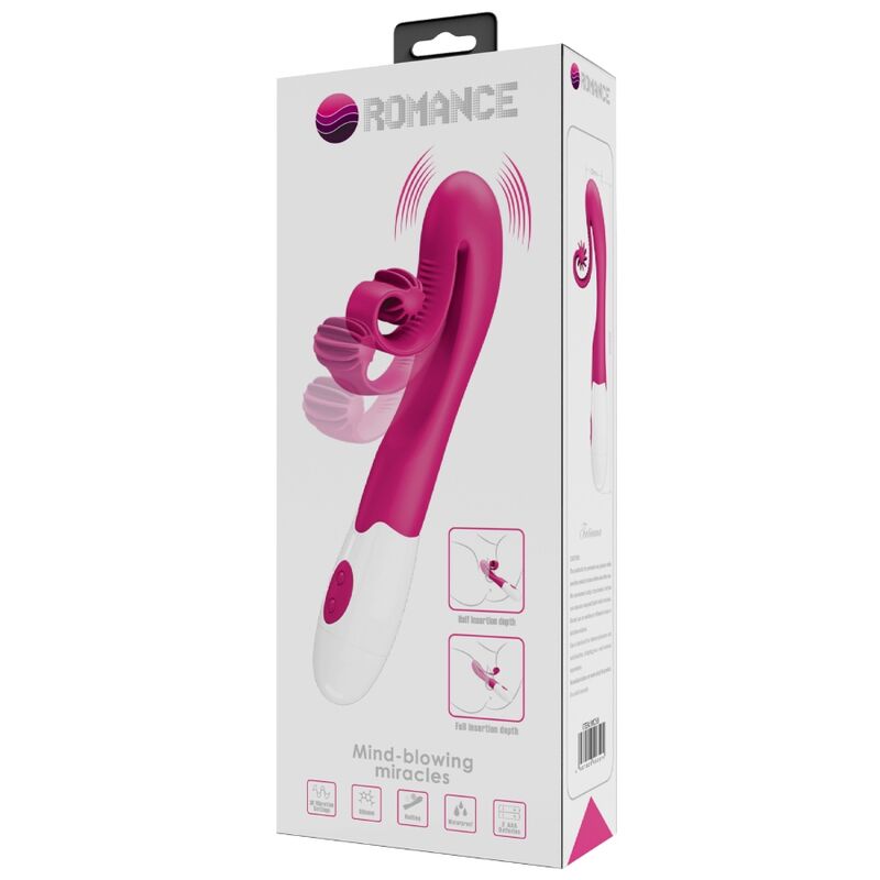 ROMANCE – VIBRATOR UND STIMULATOR MIT 30 GESCHWINDIGKEITEN, PINK