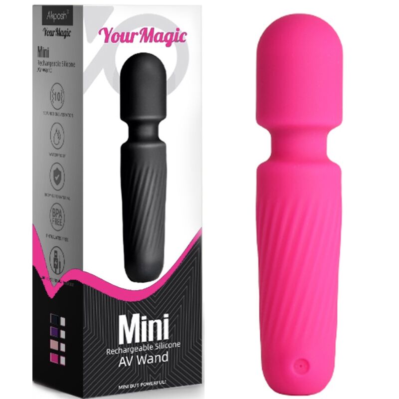 ARMONY – IHR MAGISCHER WIEDERAUFLADBARER MASSAGEGERÄT &amp; VIBRATOR MIT 10 VIBRATIONEN, PINK