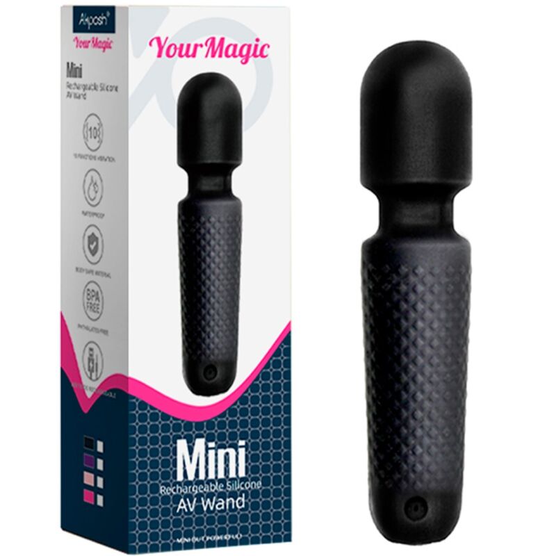 Mini Vibromasseur Wand Your Magic Dots - 10 Modes Texturé - Armony