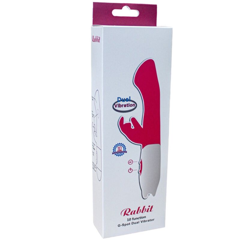 Pinker G-Punkt-Rabbit-Vibrator und -Stimulator mit 10 Geschwindigkeiten
