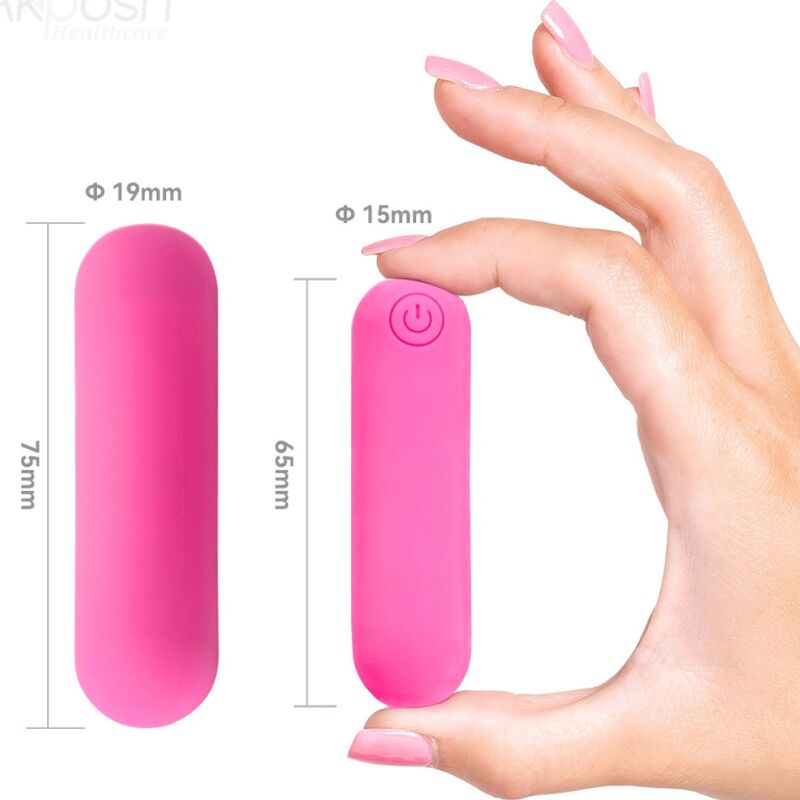 Vibromasseur Bullet Splash Haha - 10 Modes Silicone Étanche - Armony